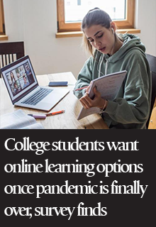 Students Want Online Learning Options Post-Pandemic 